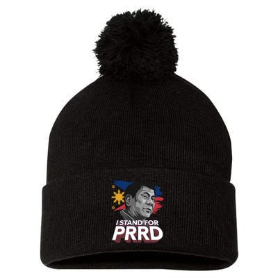 I Stand for PRRD Supporter Digong Duterte Philippine DU30 Pom Pom 12in Knit Beanie