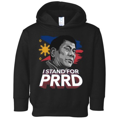 I Stand for PRRD Supporter Digong Duterte Philippine DU30 Toddler Hoodie