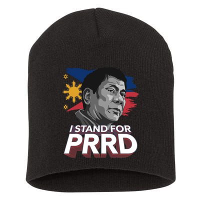 I Stand for PRRD Supporter Digong Duterte Philippine DU30 Short Acrylic Beanie