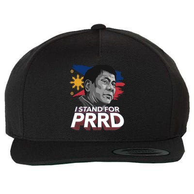 I Stand for PRRD Supporter Digong Duterte Philippine DU30 Wool Snapback Cap