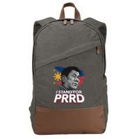 I Stand for PRRD Supporter Digong Duterte Philippine DU30 Cotton Canvas Backpack