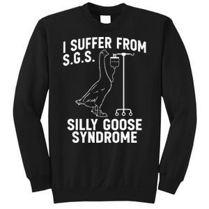 I Suffer From Silly Goose Syndrome Funny Goose Joke Humor Sweatshirt