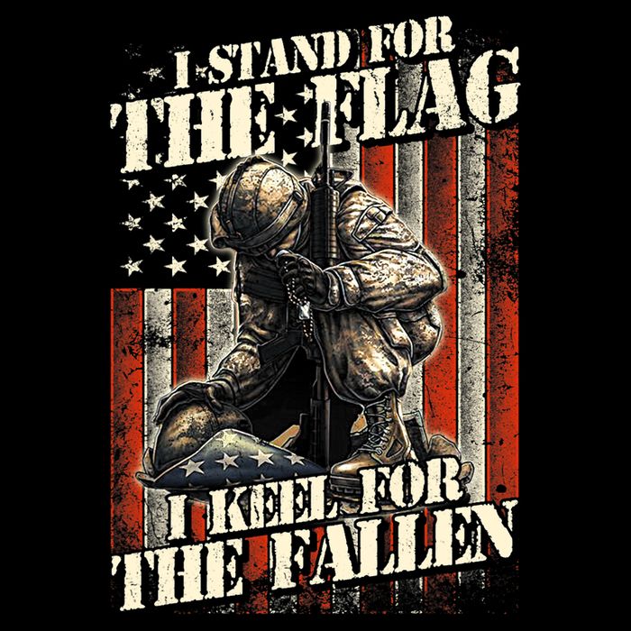 I Stand For The Flag Kneel For The Fallen Memorial Day City Backpack