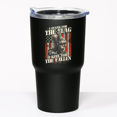 I Stand For The Flag Kneel For The Fallen Memorial Day Tumbler