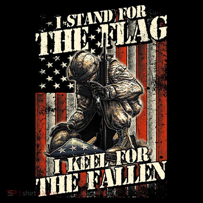 I Stand For The Flag Kneel For The Fallen Memorial Day Short Acrylic Beanie