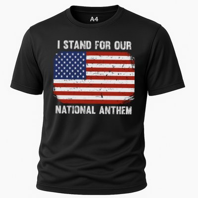 I Stand For Our National Anthem Usa Flag Conservative Gift Performance Shirt