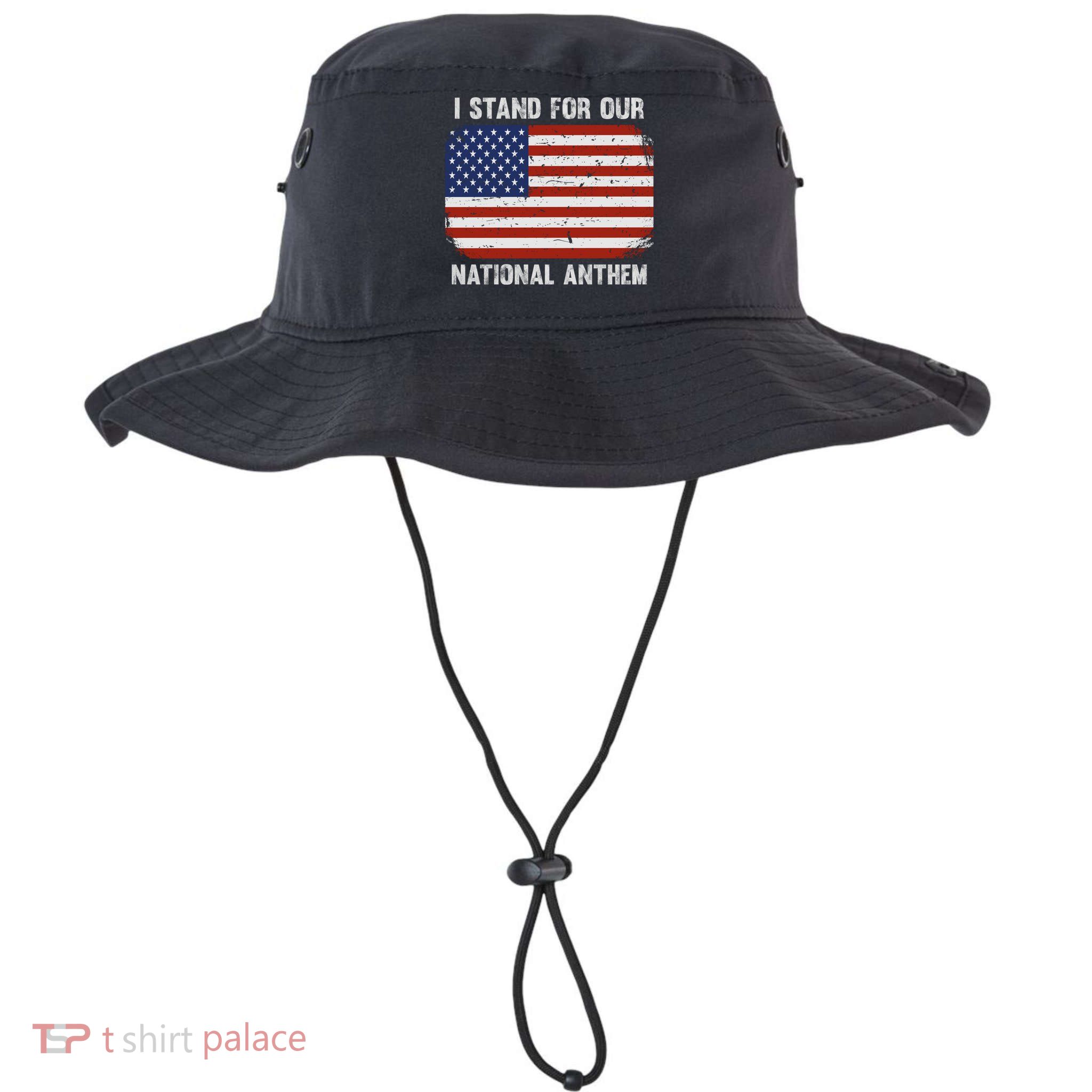 I Stand For Our National Anthem Usa Flag Conservative Gift Bucket Hat