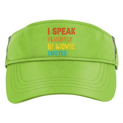 I Speak Fluently In Movie Quotes Funny Essential Adult Drive Performance Visor