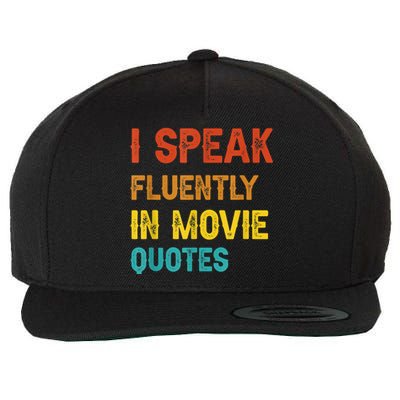 I Speak Fluently In Movie Quotes Funny Essential Wool Snapback Cap