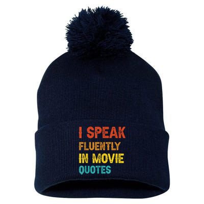 I Speak Fluently In Movie Quotes Funny Essential Pom Pom 12in Knit Beanie