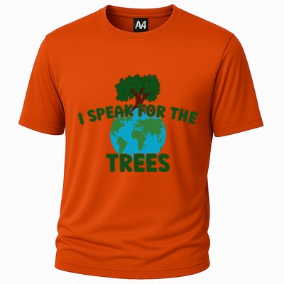 I Speak For Trees Earth Day Save Earth Inspiration Hippi Great Gift Cooling Performance Crew T-Shirt