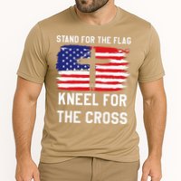 I Stand For The Flag Kneel For The Cross Patriotic Christian Performance Shirt