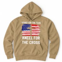 I Stand For The Flag Kneel For The Cross Patriotic Christian Hoodie