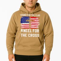 I Stand For The Flag Kneel For The Cross Patriotic Christian Hoodie