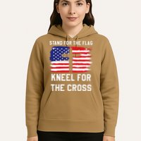 I Stand For The Flag Kneel For The Cross Patriotic Christian Hoodie