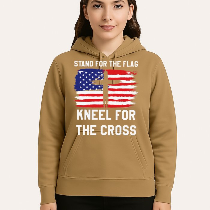 I Stand For The Flag Kneel For The Cross Patriotic Christian Hoodie