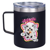 I Speak Furbish! Snowball Retro Vibes Big Chest 12oz Stainless Steel Coffee Mug