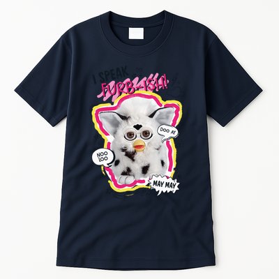 I Speak Furbish! Snowball Retro Vibes Big Chest Tall T-Shirt