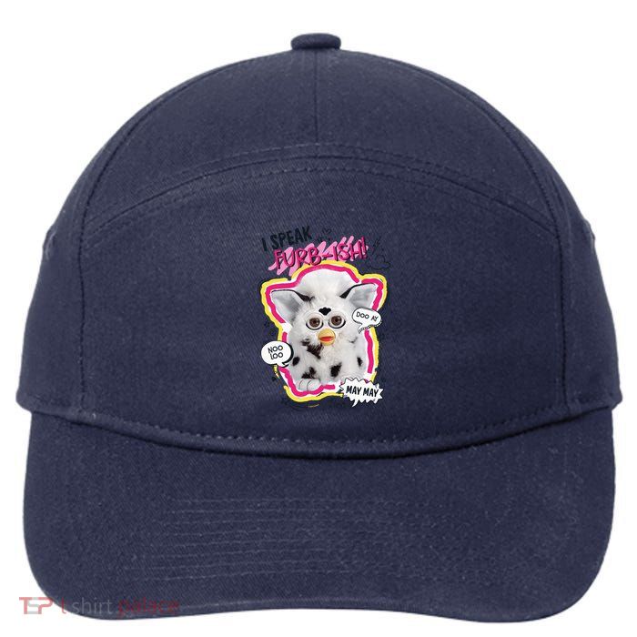 I Speak Furbish! Snowball Retro Vibes Big Chest 7-Panel Snapback Hat