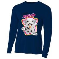 I Speak Furbish! Snowball Retro Vibes Big Chest Cooling Performance Long Sleeve Crew