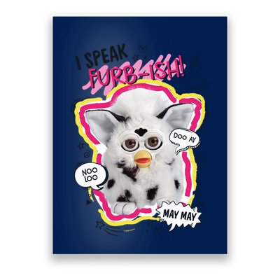 I Speak Furbish! Snowball Retro Vibes Big Chest Poster