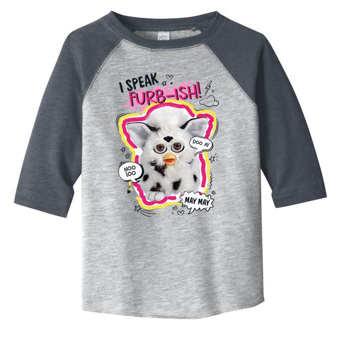 I Speak Furbish! Snowball Retro Vibes Big Chest Toddler Fine Jersey T-Shirt