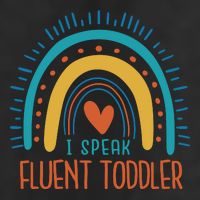 I Speak Fluent Toddler Funny 7 Panel Mesh Trucker Snapback Hat