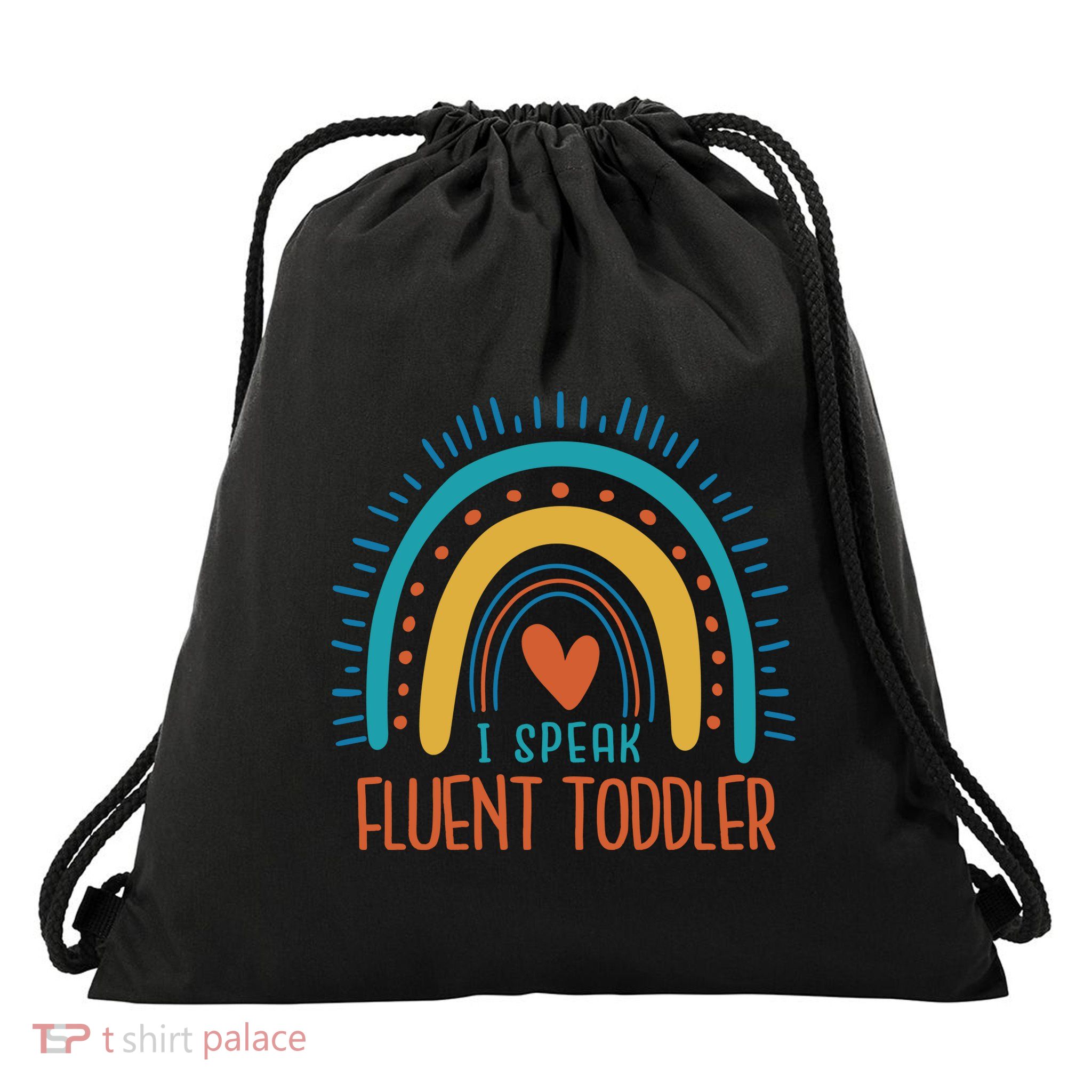 I Speak Fluent Toddler Funny Drawstring Bag
