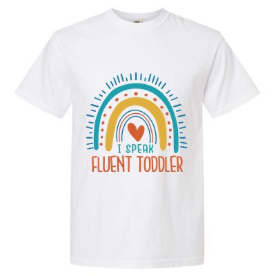 I Speak Fluent Toddler Funny Garment-Dyed Heavyweight T-Shirt