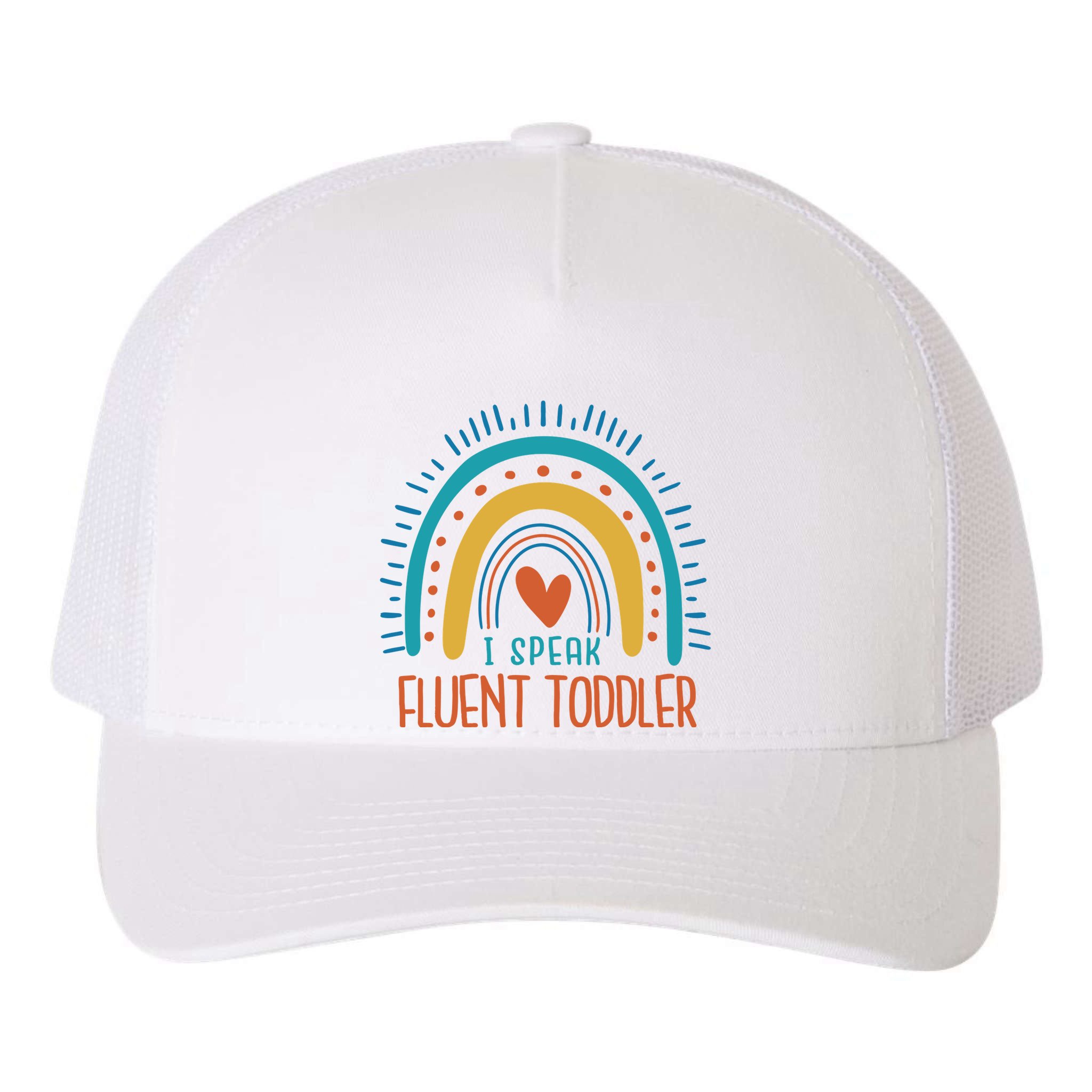 I Speak Fluent Toddler Funny Yupoong Adult 5-Panel Trucker Hat
