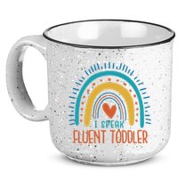 I Speak Fluent Toddler Funny 15oz Campfire Ceramic Mug