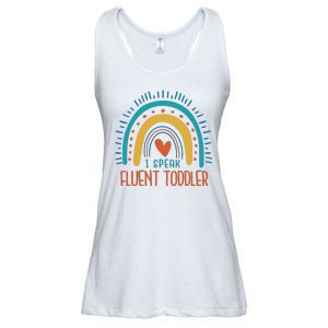 I Speak Fluent Toddler Funny Ladies Essential Flowy Tank