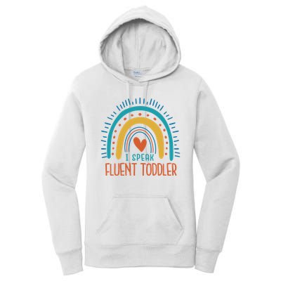 I Speak Fluent Toddler Funny Women's Pullover Hoodie