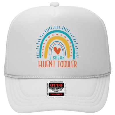I Speak Fluent Toddler Funny Trucker Hat