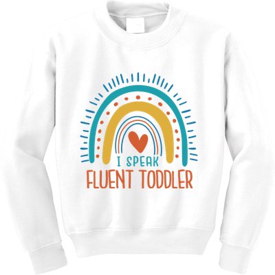 I Speak Fluent Toddler Funny Kids Sweatshirt