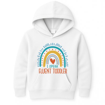 I Speak Fluent Toddler Funny Kids Hoodie