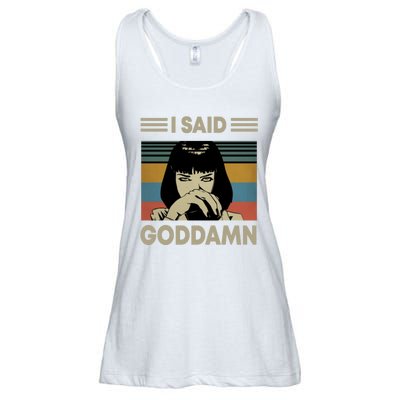 I Said Goddamn Ladies Essential Flowy Tank