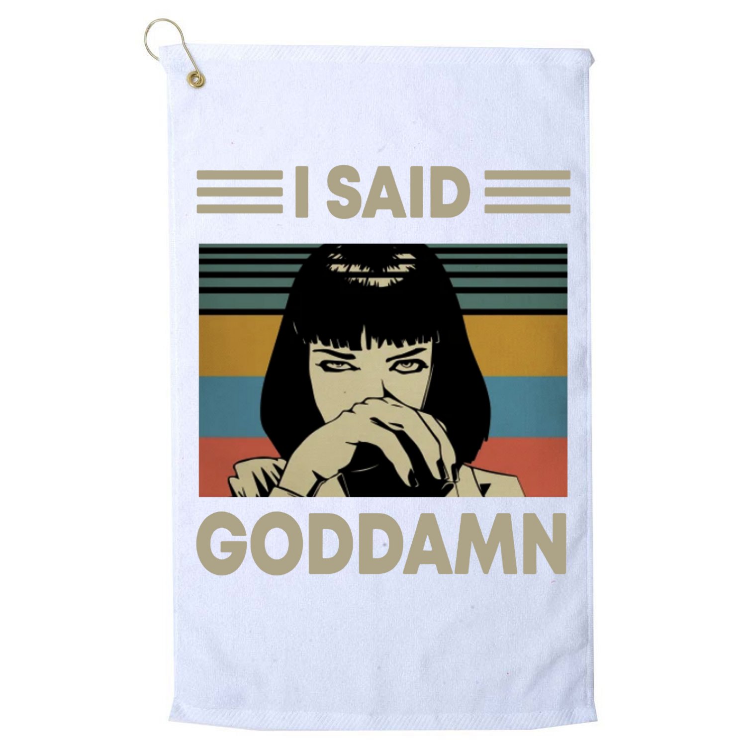 I Said Goddamn Golf Towel
