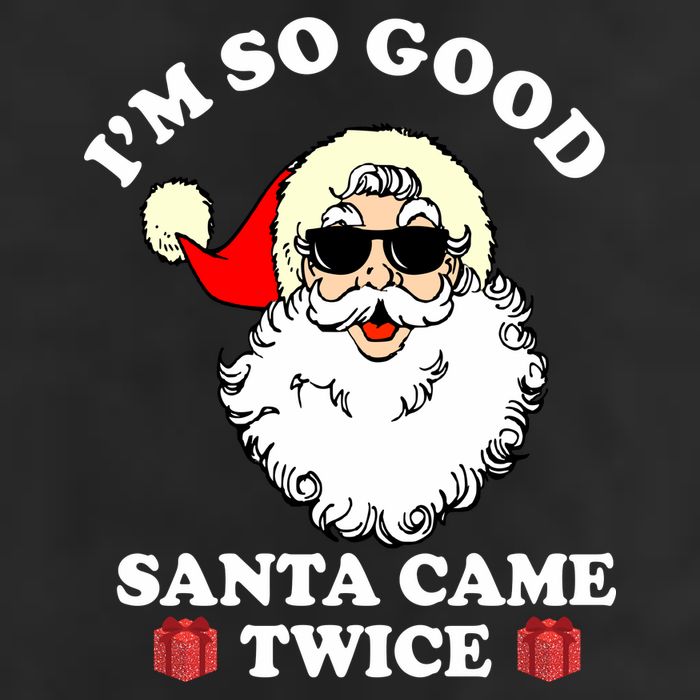 Im So Good Santa Came Twice Holiday Adult Drive Performance Visor