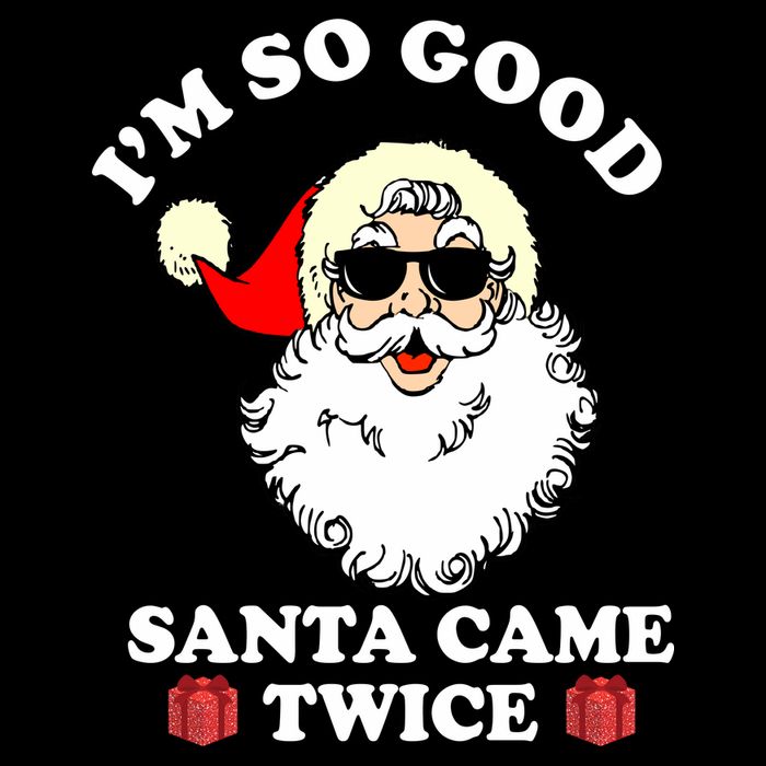 Im So Good Santa Came Twice Holiday 16 in Basic Backpack