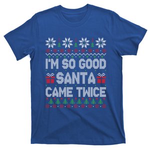 IM So Good Santa Came Twice Santa Matching Couple Christmas Gift T-Shirt