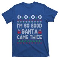 IM So Good Santa Came Twice Santa Matching Couple Christmas Gift T-Shirt