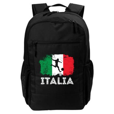 Italian soccer grunge flag Backpack
