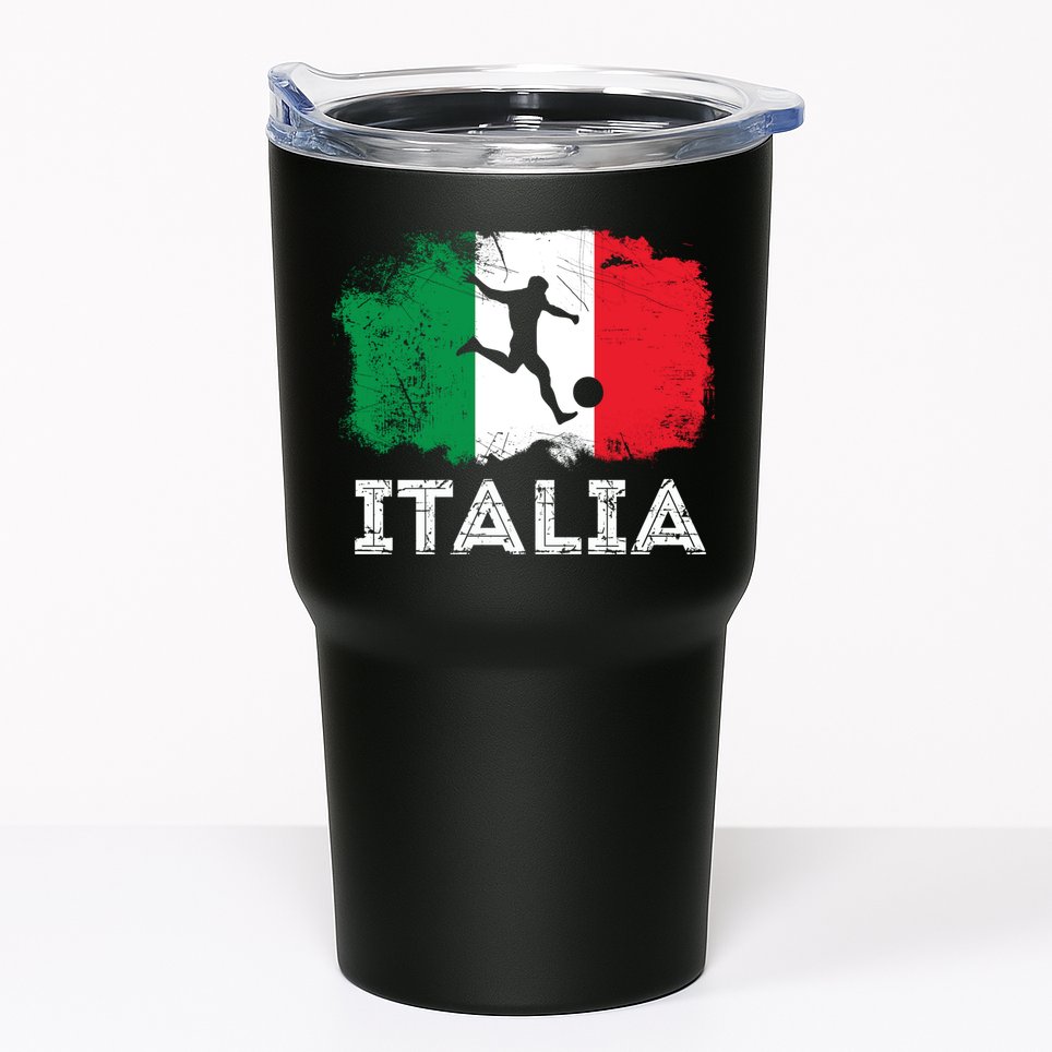 Italian soccer grunge flag Tumbler