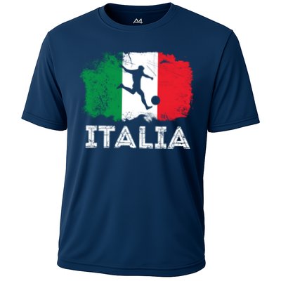 Italian soccer grunge flag Performance Shirt