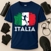 Italian soccer grunge flag Cooling Performance Crew T-Shirt