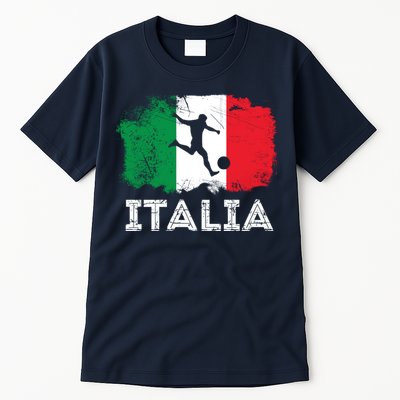 Italian soccer grunge flag Tall T-Shirt