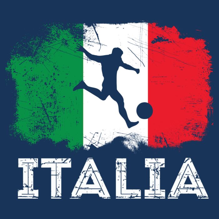 Italian soccer grunge flag 16 in Basic Backpack