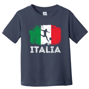 Italian soccer grunge flag Toddler T-Shirt