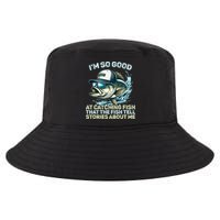 Im So Good At Catching Fish That The Fish Tell Stories Cool Comfort Performance Bucket Hat